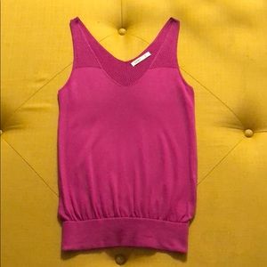 Fuchsia colored tank top